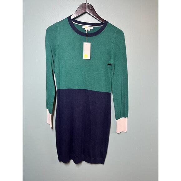 Boden Dresses & Skirts - Boden Colorblock Long Sleeve Wool Cashmere Blend NWT Casul Dress Womens 2
